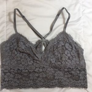 Aerie Romantic Lace Longline Bralette